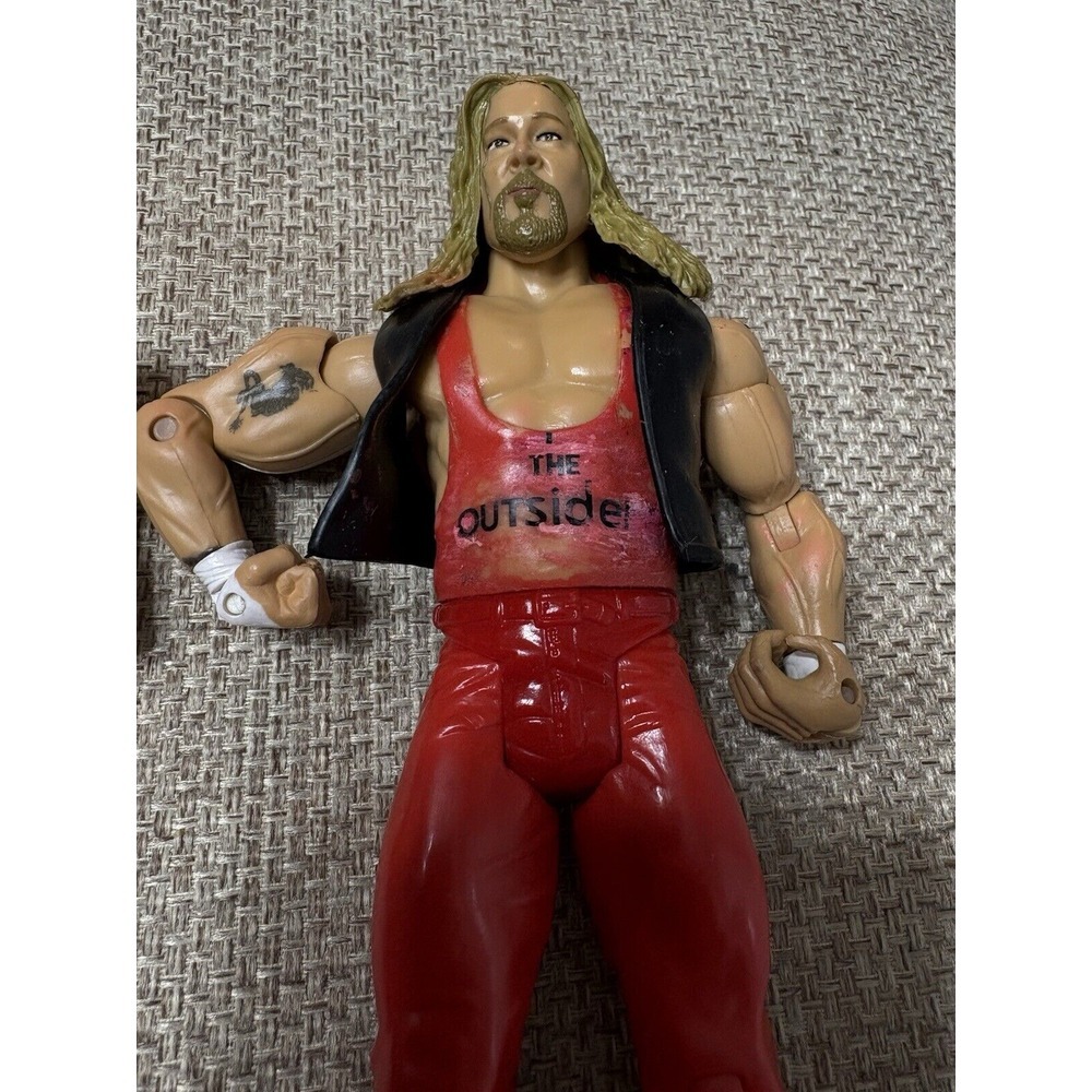 OUTSIDERS JAKKS CLASSIC SUPERSTARS NWO HALL & NASH RINGSIDE EXCLUSIVE HTF FLAWED - Picture 3 of 7
